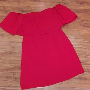 NWT Chelsea & Violet Strapless Red Dress, M